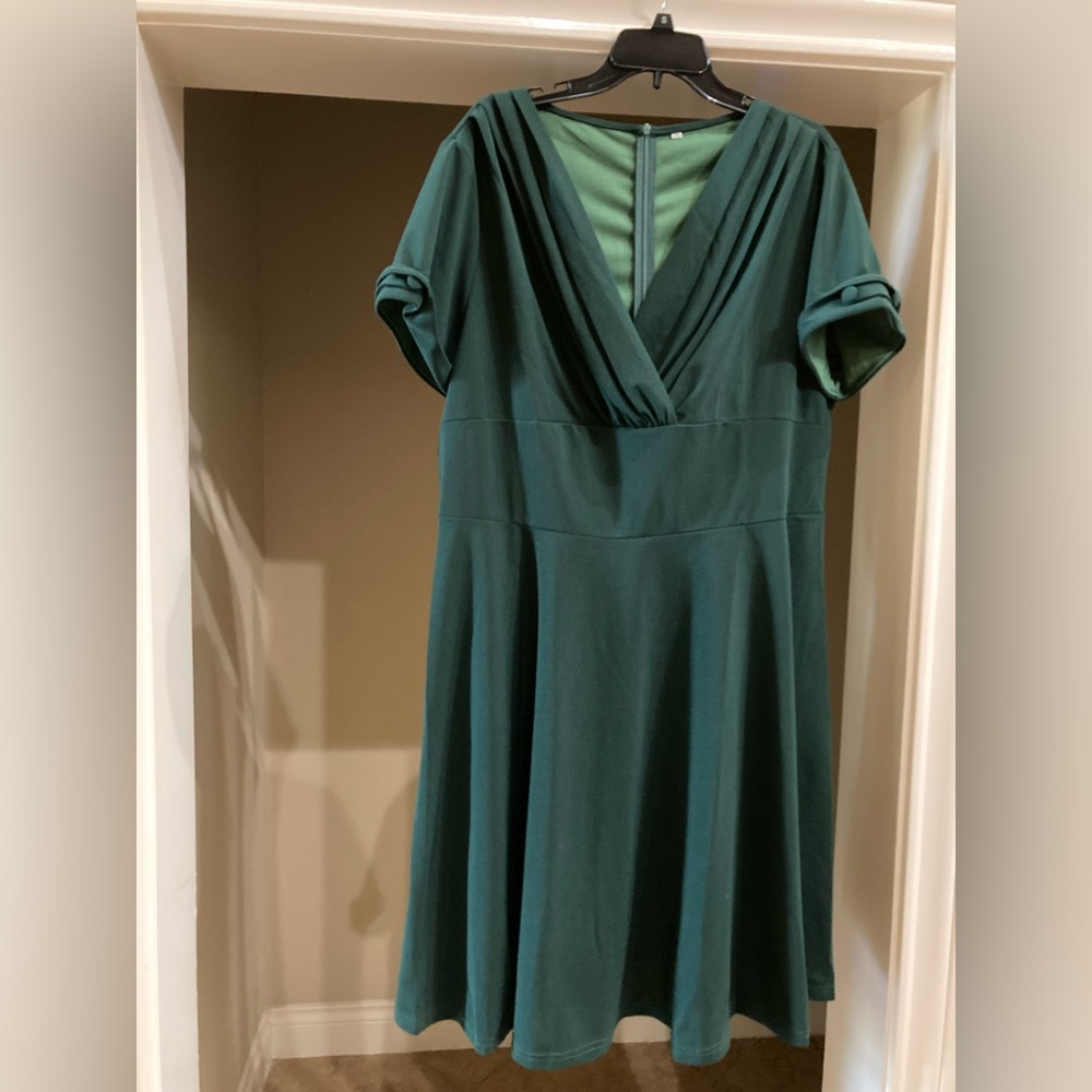 NIP Hunter Green Dress 3XL